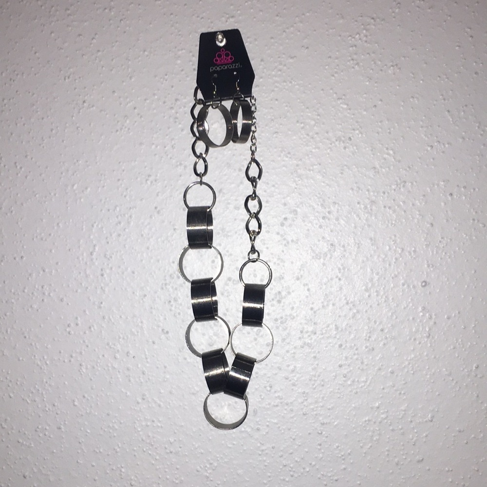 Earrings and necklace
